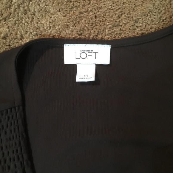 Brown Wrap  Dress Ann Taylor LOFT - Picture 2 of 5